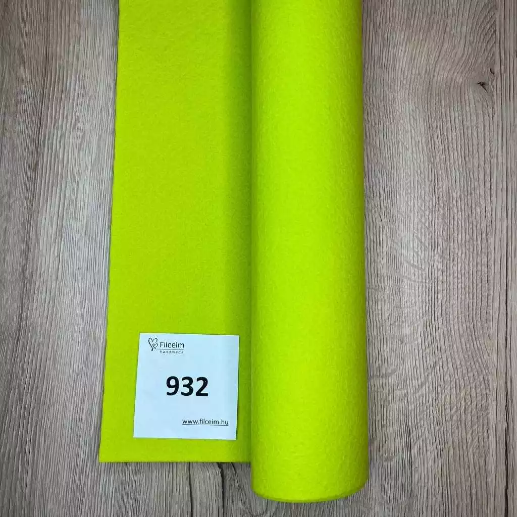filclap 932 sárgás zöld koreai kemény filc