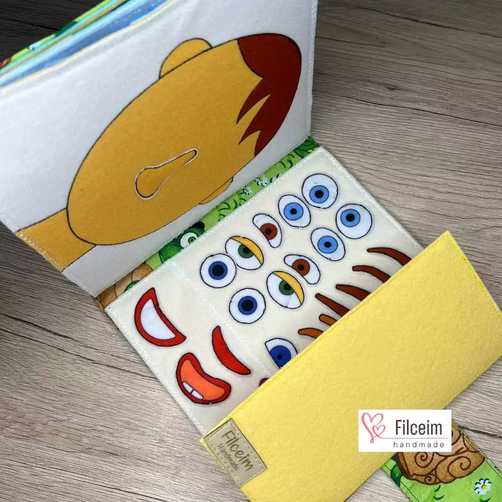 érzelmek kifejezése matató könyv oldalon