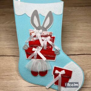 filc karácsonyi zokni