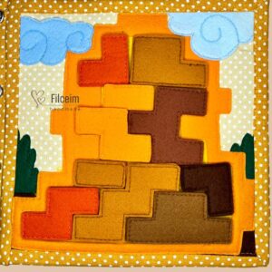 Bábel tornya bibliai történetek csendeskönyv oldal