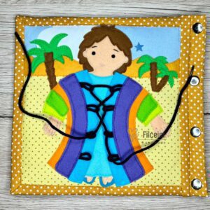 józsef és a színes kabát bibliai történetek csendeskönyv oldal