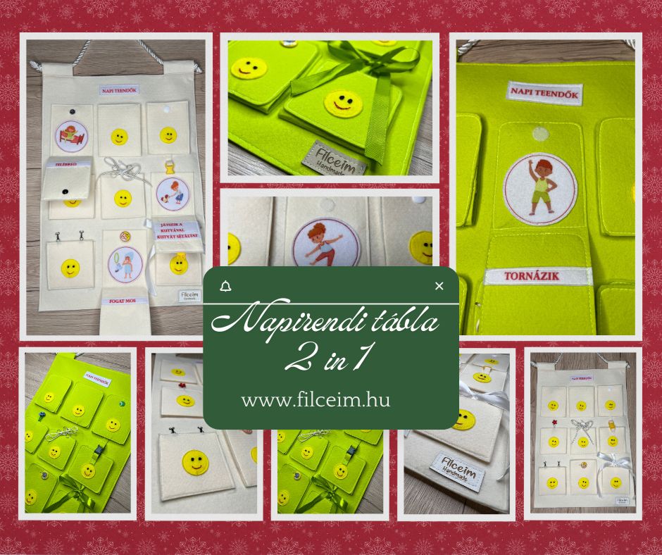 napirend tábla gyerekeknek