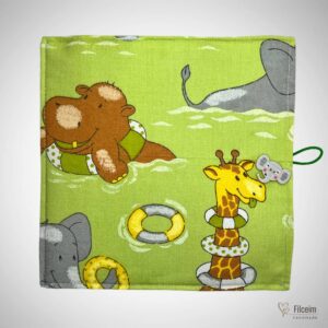 készségfejlesztő csendes könyv vizilóval