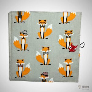 Játssz és tanulj a csendes könyvvel készségfejlesztő csendeskönyv -rókás