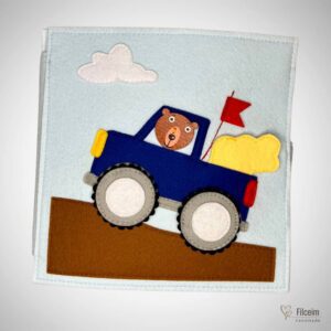 Munkagépes matatókönyv, munkagépes csendes könyv