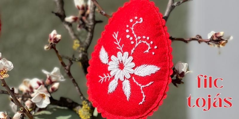 húsvéti piros tojás