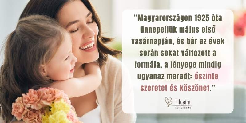 Anyák napja anya ölelei a lányát
