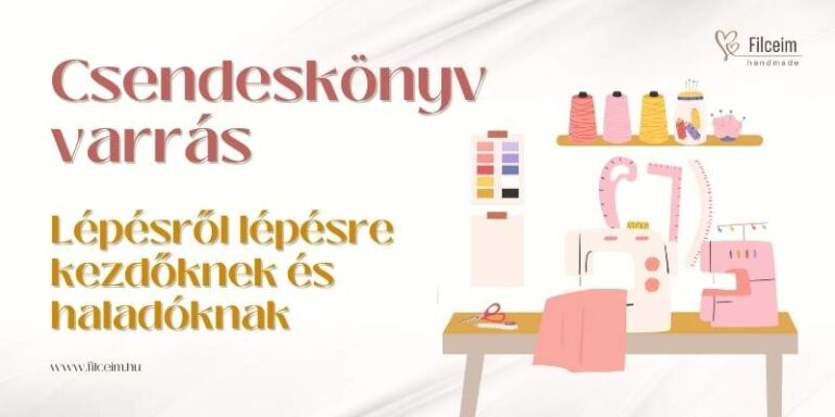 csendeskönyv varrás