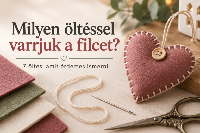 milyen öltéssel varrjuk a filcet