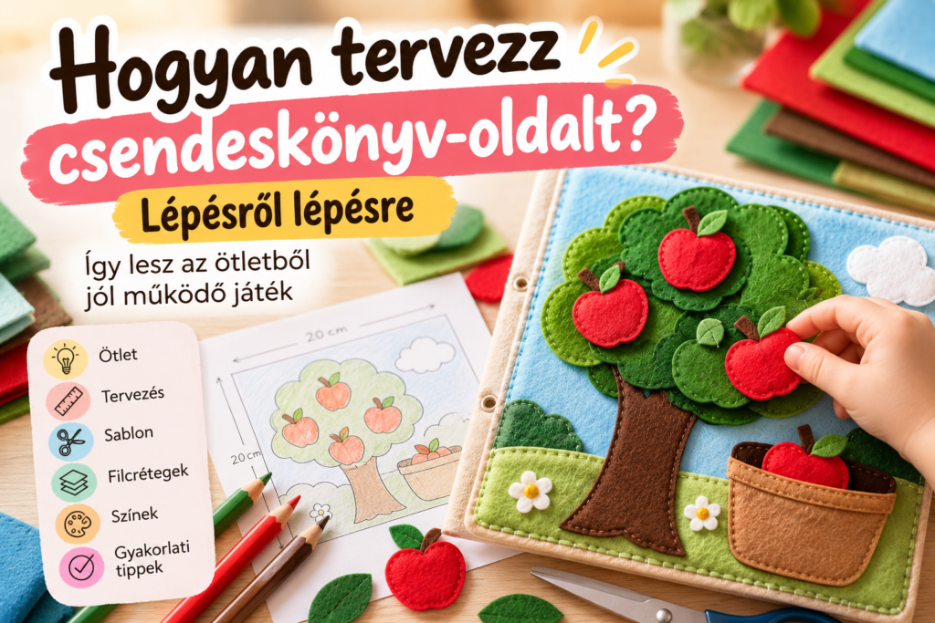 Csendeskönyv tervezése