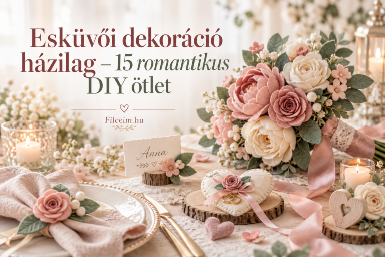 Esküvői DIY dekoráció