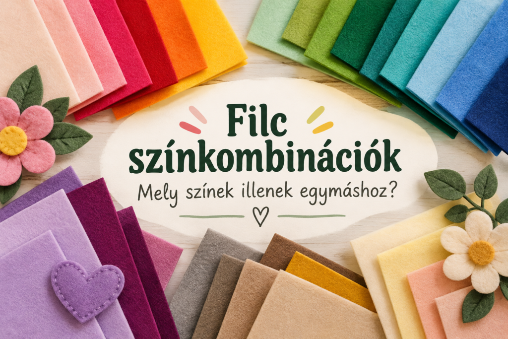 Filc színkombinációk – mely színek illenek egymáshoz? 4 Filc színkombinációk